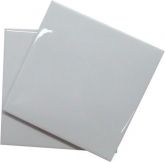 Azulejo Branco Resinado 20 x 20 cm para Sublimação