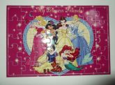Quebra Cabeça Princesas 40 peças - 19,5 x 28 cm