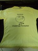 Camisa Personalizada - Memes - Challenge Accepted