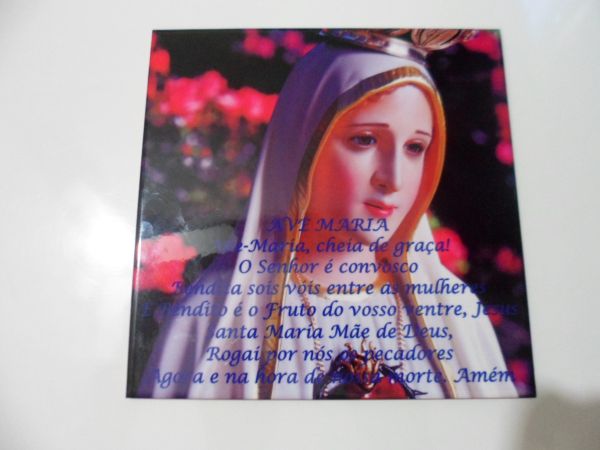 Azulejo Personalizado 20 x 20 cm Ave Maria 02