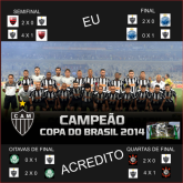 Azulejo Clube Atlético Mineiro - Copa do Brasil 2014 - Mod. 16