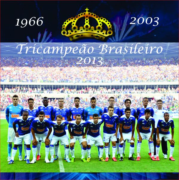 Azulejo Cruzeiro Tricampeão Brasileiro 2013 01